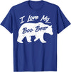 Halloween Party T-Shirt Co Boo Bear Shirt | Polar Bear Spirit Bear Halloween Apparel T-Shirt - Royal Blue