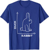 Duck - Rabbit - Funny - Joke - Bunny - Optical Illusion -Pun T-Shirt in Royal Blue