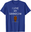 Best Pet Grandparents Ever I Love My Grand Cow Funny Highland Cow Lover Grandma Grandpa T-Shirt - Royal Blue