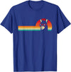 Funny Llama Shirts Retro Vintage Llama - Farm Animal Lover Zoologist Zookeeper T-Shirt - Royal Blue