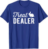 Rabbit Treat Dealer Funny Humor Bunny Treats Rabbit Owner T-Shirt in Royal Blue