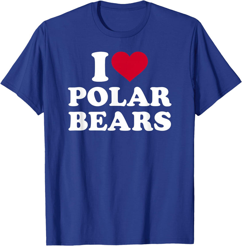 I love polar bears T-Shirt - Royal Blue