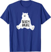 Polar Bear Tees and Cute Quotes Bearly Awake Polar Bear Tshirt Gift for Winter Bear Lover T-Shirt - Royal Blue