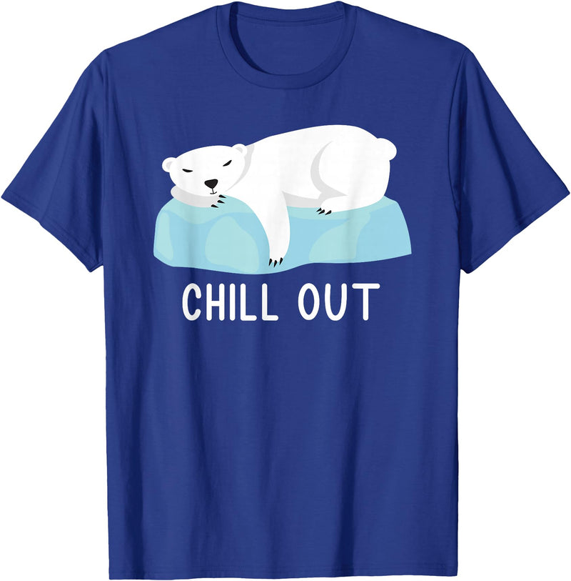Eisbär Klimawandel Geschenkidee Funny Polar Bear North Pole Polar Bear Love Climate Change T-Shirt - Royal Blue