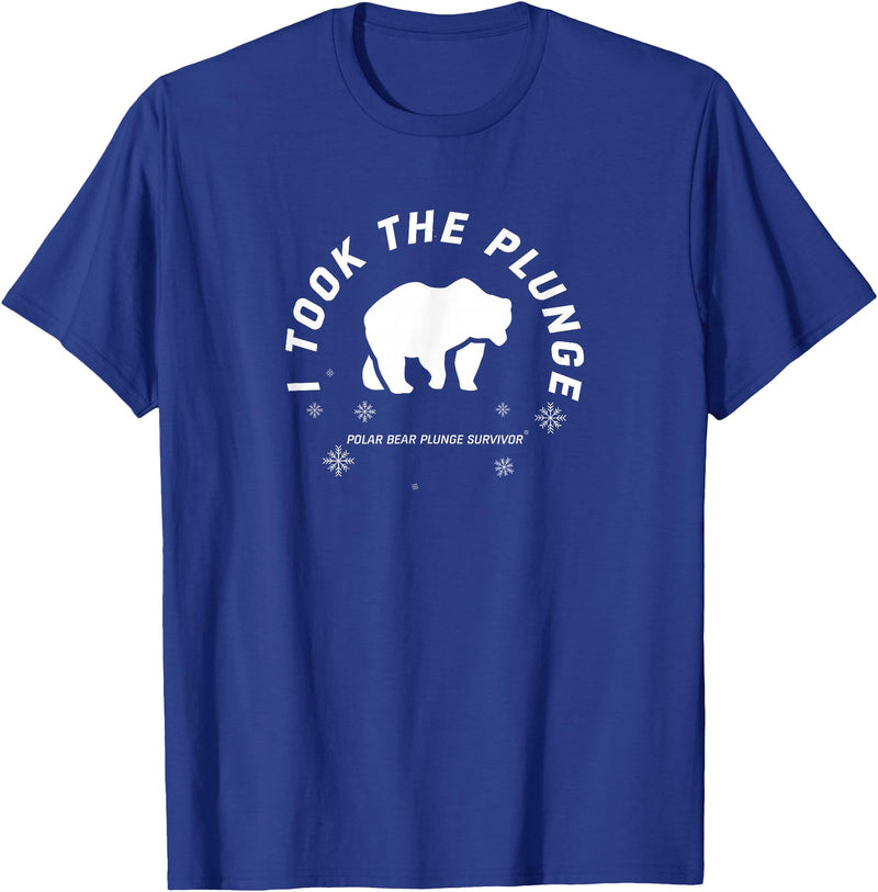 Polar Bear Llunge Polar Plunge Polar Bear I Took The Plunge T-Shirt - Royal Blue