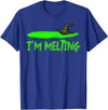 Miftees Halloween Tees I'm Melting funny Halloween Melting Witch T-Shirt - Royal Blue