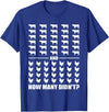 Funny Chicken and Cows Riddle 30 Cows and 28 Chickens How Many Didn't Funny Riddle Meme T-Shirt - Royal Blue