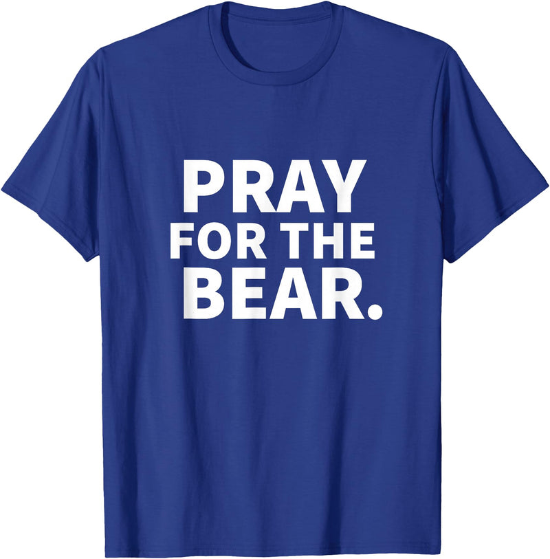 Pray For The Bear Zag Pray For The Bear T-Shirt - Royal Blue