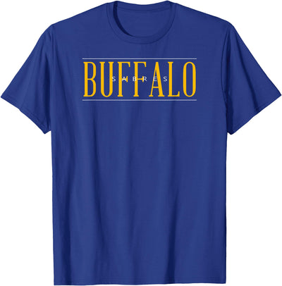 Cow Buffalo Sabres Royal Nhl Officially T-Shirt