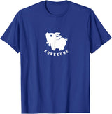 Kunekune cute piglet pet. Minimal art for pig fans Kunekune cute piglet pet. Minimal art for pig lovers T-Shirt - Royal Blue
