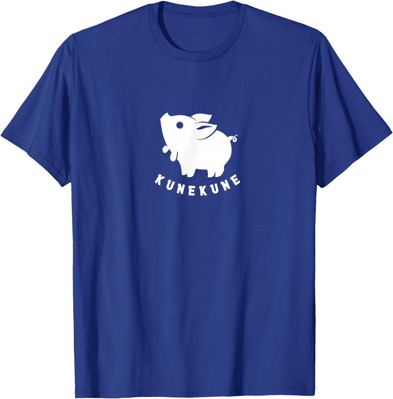 Kunekune cute piglet pet. Minimal art for pig fans Kunekune cute piglet pet. Minimal art for pig lovers T-Shirt - Royal Blue