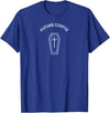 Pastel Goth Apparel Future Corpse Coffin Pastel Goth Grunge Halloween Aesthetic T-Shirt - Royal Blue