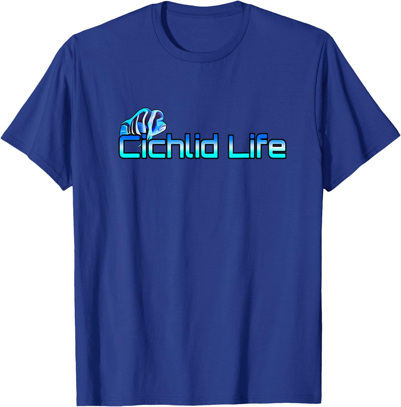Love Cichlids Frontosa Cichlid Life Fish Tank Aquarium Lovers Gift T-Shirt - Royal Blue