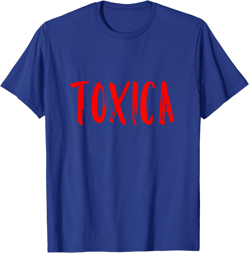 The Spanish Cow Toxica Funny Spanish Toxic Mexican T-Shirt - Royal Blue