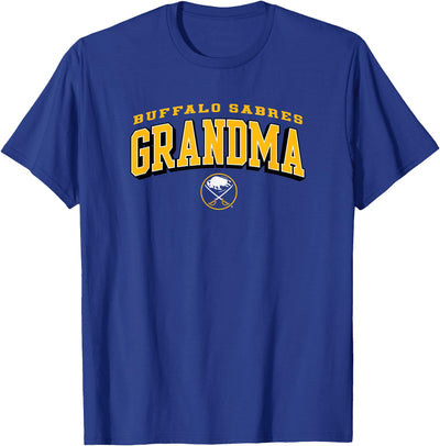 Cow Buffalo Sabres Grandma Arch Royal Nhl Officially T-Shirt
