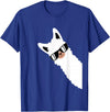 Funny Alpaca Apparel Lama Llama Alpaca with Sunglasses Lama Lover - Cool Lama T-Shirt - Royal Blue