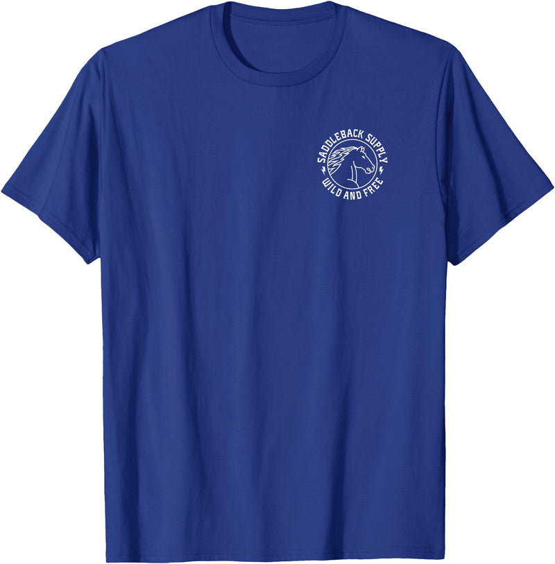 Saddleback Supply Horse Logo T-Shirt - Straight - Royal Blue