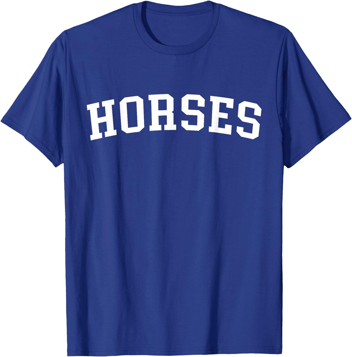 Horses - Style Horses T-Shirt - Royal Blue
