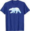 MKaur Cool Polar Bear Pattern Gift for Zoo Animal Lovers T-Shirt - Royal Blue