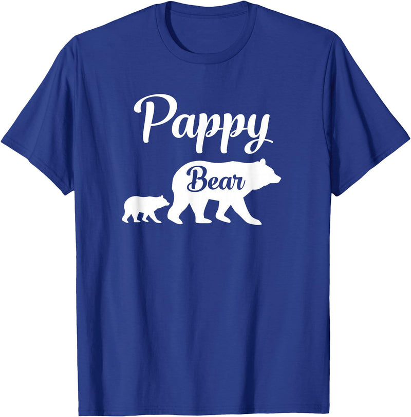 Pappy Gifts Pappy Bear Funny Gift T-Shirt - Royal Blue