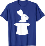Wizard with Hat and Rabbit T-Shirt in Royal Blue