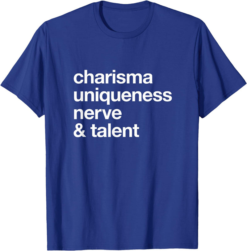 Bear-ly Gay Tees Funny Charisma Uniqueness Nerve Talent Gay Clothing T-Shirt - Royal Blue