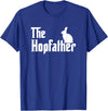 Bunny Father Funny Rabbit Lover Whisperer Easter Day Dad T-Shirt in Royal Blue