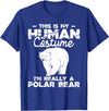 Funny Polar Bear Shirts Human Costume - Polar Bear Lover Zookeeper Wildlife T-Shirt - Royal Blue