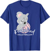 FIDORATIS koalafiziert Koala Bär Shirts Geschenke Koalafied Women's Volleyballer I Volleyball Beach Volleyball T-Shirt - Royal Blue