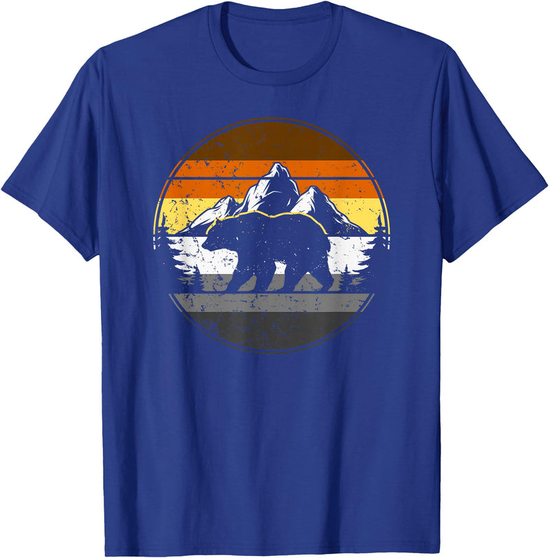 Bear Gay Pride by Content Design Studio Gay Men, Bear Community, Gay Bear T-Shirt - Royal Blue