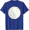 Cool Chibi Anime Ying Yang Zen Polar Bears Tee Cool Anime Polar Bears Chibi Kawai Manga Ying Yang Zen Tee T-Shirt - Royal Blue