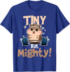 Weightlifting Hamster Tiny but Mighty! T-Shirt - Royal Blue
