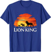Disney Lion King Live action King Sunset T-Shirt - Royal Blue