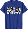 Family Matching Gifts Cow Bro Brother Cow Print Cow Pattern Mother's Day T-Shirt - Royal Blue