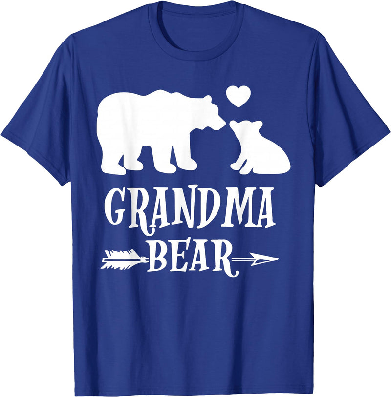 Grandma Bear Shirt, Bear Family Shirt, Grandmother Shirt T-Shirt - Royal Blue