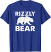 Rizz Meaning Tees Rizzly Bear T-Shirt - Royal Blue