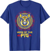 Threadlets Golden Pig T-Shirt Chinese New Year 2019 Year Of the Pi - Royal Blue