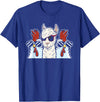 Llama Gifts & Accessories Chicken Llama Cool Alpaca - Lamaist Animal Llama T-Shirt - Royal Blue