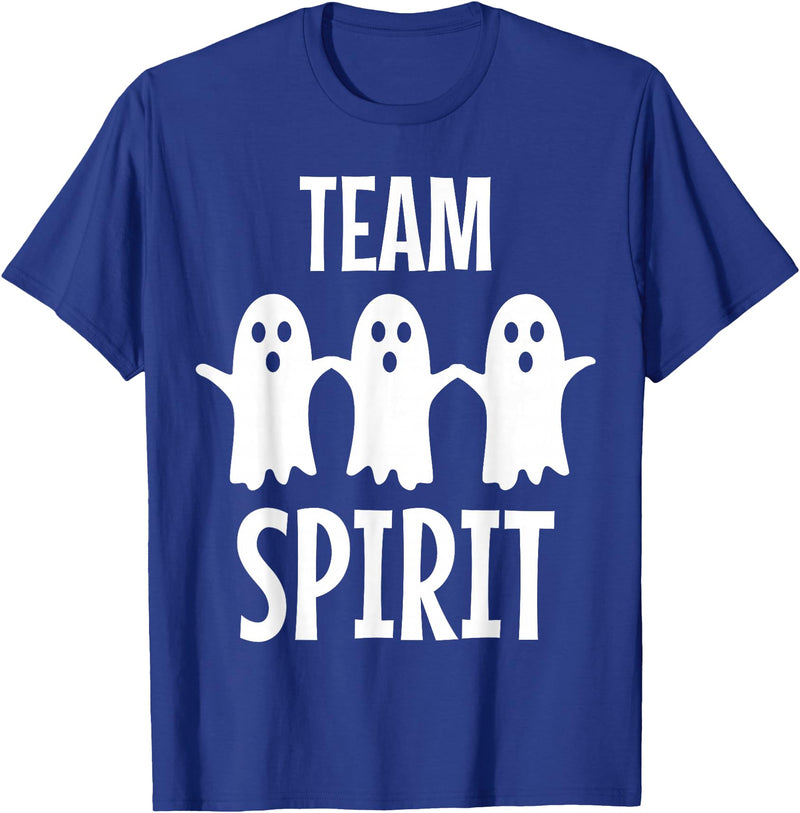 Ghost Halloween Gifts - Team Spirit Funny Ghost Pun - Team Spirit T-Shirt - Royal Blue