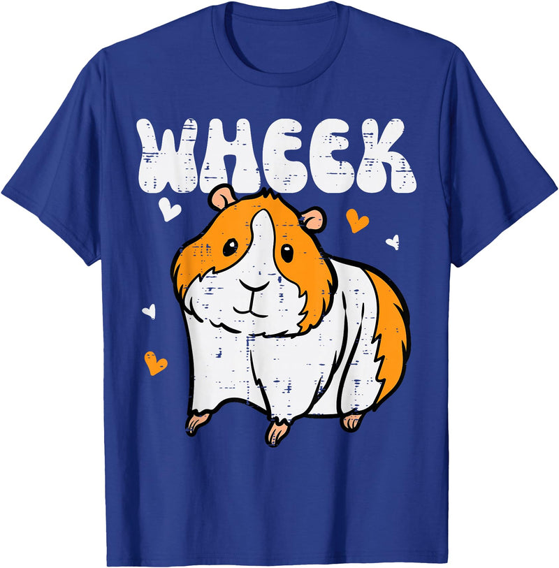 Guinea Pig Shirts For Men Women Kids Gift Guinea Pig Wheek Cavy Lover Rodent Girls Boys Kids Women Men T-Shirt - Royal Blue