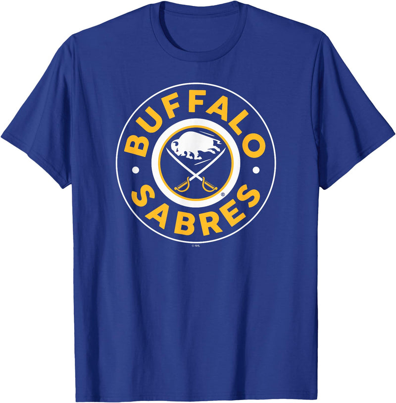 Buffalo Sabres Symbol Royal Officially Licensed T-Shirt - As Pictured
