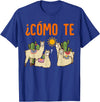 Nerd Ninja Llama Como Te LLamas Spanish Teacher Llama Gift T-Shirt for Men Women Girls Kids - Royal Blue