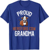 Cute Hereford Cow Family Apparel Proud Hereford Cow Grandma T-Shirt - Royal Blue