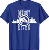 Eternal Angler Detroit River Walleye Fishing T Shirt for Men Women T-Shirt - Royal Blue