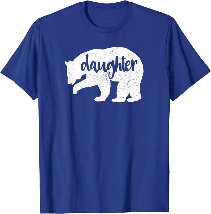 Family & Animals Gifts Daughter Bear - Funny Family T-Shirt Cool Animal Love Tee T-Shirt - Royal Blue