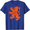 Dutch Lion Rampant T-Shirt - Royal Blue