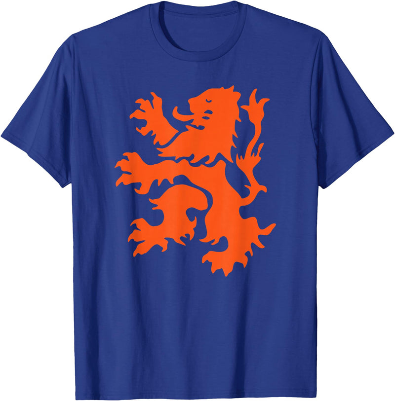 Dutch Lion Rampant T-Shirt - Royal Blue