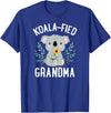 Mothers Day Stuff for Mom from Daughter or Son Koalafied Grandma Koala Bear Sunflower Floral Mothers Day T-Shirt - Royal Blue