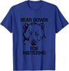 Bee Kind Tees Funny College Tests - Bear Down For Midterms T-Shirt - Royal Blue