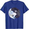 Yin Yang Year of the Rabbit Happy Chinese New Year 2023 T-Shirt in Royal Blue
